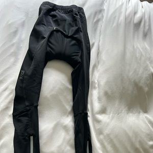 Gore Windstopper Soft Shell Black Cycling Tights, Bike Wear, Size extra small